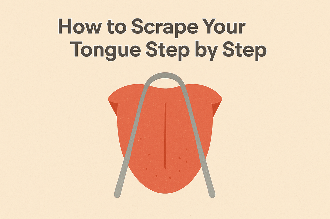 How to Scrape Your Tongue Step by Step ✍️